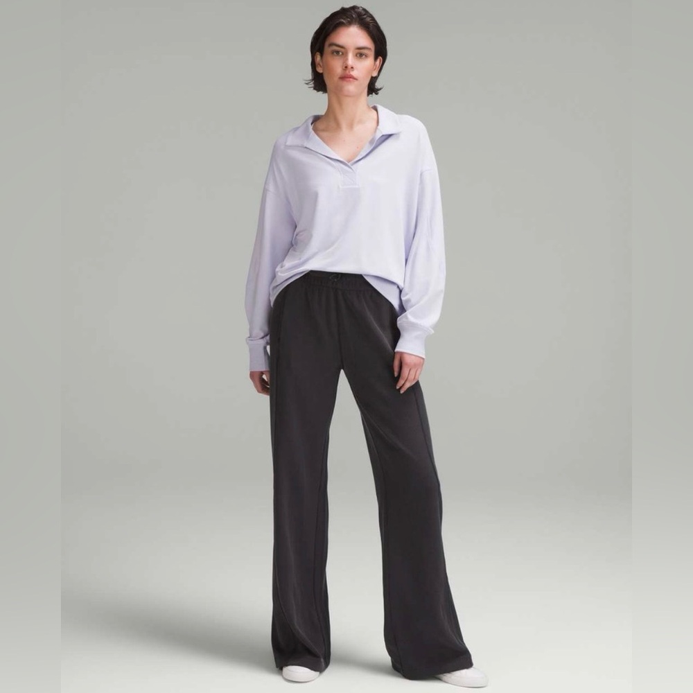 Lululemon | Ribbed Softstreme Mid-Rise Pant 32" Black Size 10 - Picture 2 of 15